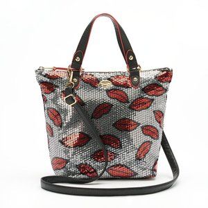 - NWT Juicy Couture Sequin Lips Sporty Mini Tote